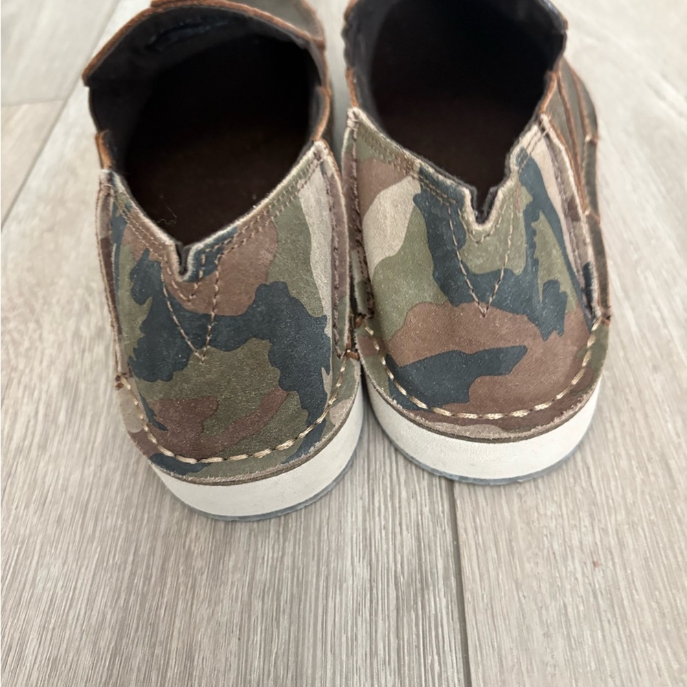 Ariat Men's Cruiser Rich Crown Casually Camo Shoes Slip-On Brown 41/8EE Wide - Picture 5 of 10